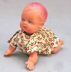 Vintage Wind Up Celluloid Crawling Baby