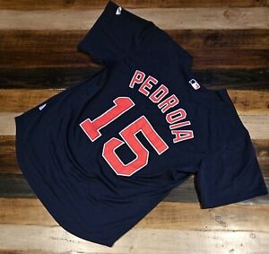 Majestic Authentic Boston Red Sox Dustin Pedroia Cool Base Jersey Size 52