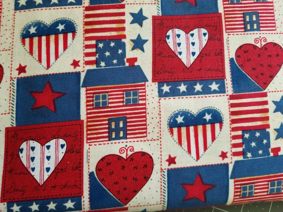 TELA DE ALGODÓN AMERICANA HEART & HOME PATCHWORK PORTY Foto 1 de 1