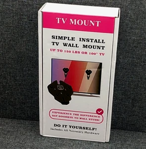 Soporte de pared para TV fácil instalación SIN PERNO soporta hasta 150 libras o 100 pulgadas TV - Imagen 1 de 7