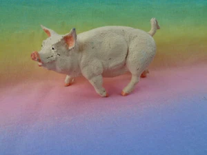 Figura de cerdo animal de granja Safari Ltd 1999 de colección - como está - muy raspada - Imagen 1 de 8