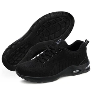 Mens Safety Shoes Work Trainers Womens Steel Toe Cap Lightweight Hiking Boots UK - Picture 1 of 5