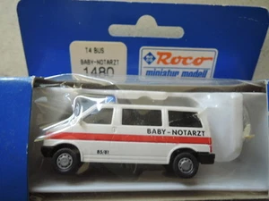 Roco 1480 VW T4 Baby-Notarzt in OVP aus Sammlung *1) - Picture 1 of 1