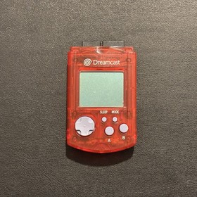 OEM SEGA Dreamcast VMU Red Virtual Memory HKT-7000 Tested & Works! Official