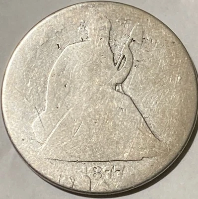 1877 Seated Liberty Half Dollar - Fair Details - Image 1 of 4