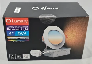 4x LED Recessed Lighting 4 inch Smart Lights Alexa Google Assistant RGB 9W WiFi - Picture 1 of 8