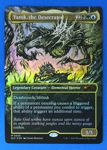 MTG Yarok, the Desecrated FOIL Secret Lair Encyclopedia of Magic NM 0025 MYTHIC - Picture 1 of 2