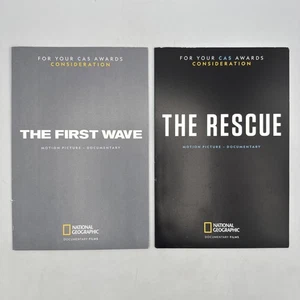 The Rescue & The First Wave - 2 DVD National Geographic FYC Lot - Imagen 1 de 5