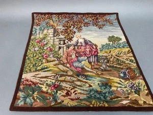 Arazzo europeo vintage da appendere a parete goblin arazzo medievale 22" x 24" - Foto 1 di 11