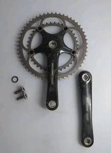 Original Italien Record Campagnolo Carbon EPS C10 10 Fach Kurbelsatz 53-39 L175 - Bild 1 von 13