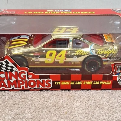 Bill Elliott #94 Gold Mac Tonight Ford Taurus 1998 Nascar 50th 1/24 DieCast  Foto 1 de 4