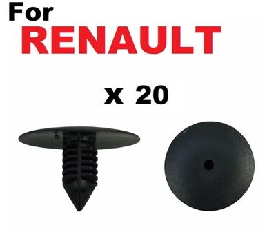 20 x For Renault Wheel Arch Liner Splash Guard Lining Plastic Fir Tree Clips - Image 1 of 3