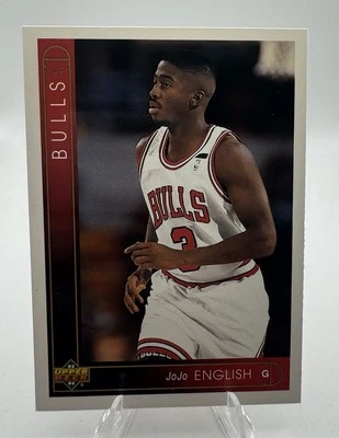 1993-94 Upper Deck Jo Jo English #415 Rookie RC Chicago Bulls - Image 1 of 2
