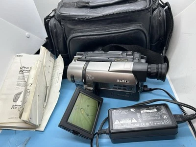 Rare Sony Handycam CCD-TRV85 Hi8 8mm Hi-Fi Stereo Video Camcorder. - Image 1 of 4