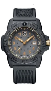 Luminox Navy Seal 3500 black watch XS.3508.GOLD - Picture 1 of 1