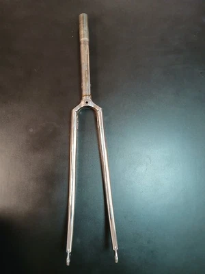 Vintage Tange TF-R 700c Road Fork – 1” Threaded 230 mm Steerer Chrome 27  1/4 - Image 1 of 4