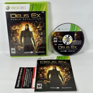 Deus Ex: Human Revolution (Microsoft Xbox 360, 2011) CIB! Handbuch! Versand KOSTENLOS! - Bild 1 von 7
