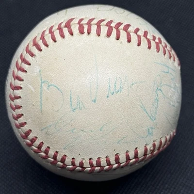 Bill Veeck Harry Caray Holy Cow Signed Baseball JSA LOA Chicago White Sox Cubs - Image 1 of 4