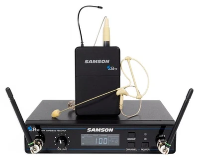 SAMSON Concert 99 Wireless Earset Microphone D-Band For Church Sound Systems - Image 1 of 4