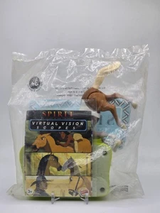 Burger King 2002 Rain Spirit Hengst des Cimarron Pferd Spielzeug Zielfernrohr Vintage versiegelt - Bild 1 von 3