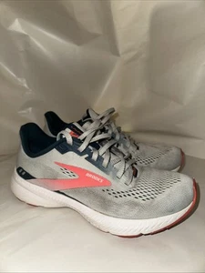 Brooks Launch 8 Women’s Running Shoes Size 7 7b Medium White Red Navy Blue Pink - Picture 1 of 9