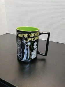 Disney Villains Tasse "You're Wicked Awesome" - schwarz mit grünem Interieur - Bild 1 von 6