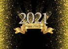 Happy New Year Backdrop 2021 New Year Eve Party Decorations Photography Backdrop