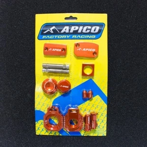 APICO ANODIZED BLING KIT ORANGE KTM SX125 SX150 SXF450 2009-2012 - Picture 1 of 1