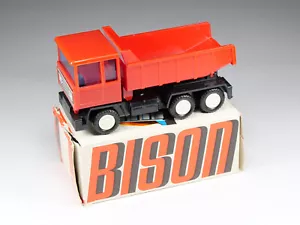 BISON - Camion Benne basculante - Rouge - Made in GDR - RDA - Foto 1 di 6