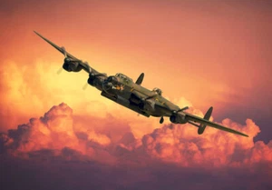 Avro Lancaster PA474 2020 dramático cielo lienzo impresión varios tamaños envío gratuito - Imagen 1 de 1