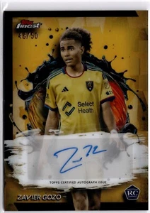 Zavier Gozo 2024 Topps Finest MLS rifrattore automatico oro vero lago salato #48/50 - Foto 1 di 2