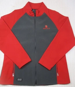Barn Coat /Jacket Becks Hybrids Corn Dri-Duck 2 Pocket Coat Red/Grey Women's XL - Picture 1 of 12