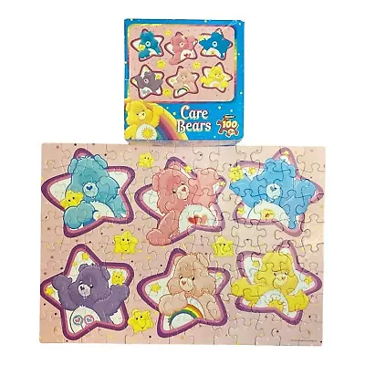 Rompecabezas de arte rosa Care Bears 2004 de colección 100 piezas 11,5"x16,25" All Stars completo Foto 1 de 4