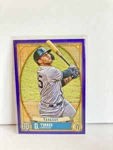 Gleyber Torres, Yankees, 2021 Topps Gypsy Queen Purple Parallel /250 #37🇬 - Bild 1 von 4