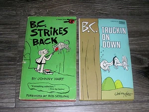 2 Vintage BC Comics Paperbacks a 1962 w/ Rod Sterling Foreword & a 1975 Publish - Foto 1 di 2