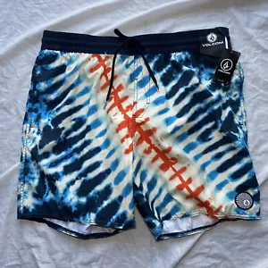 NEW wTag-VOLCOM Multi Color Shorts Large - Picture 1 of 3
