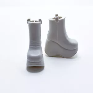 American Idol Simone Barbie Puppe Schuhe weiße Stiefel (C) - Bild 1 von 11