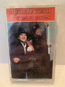 Merle Haggard Goin' Home For Christmas Cassette Tape Epic 38307 New Sealed - Picture 1 of 2