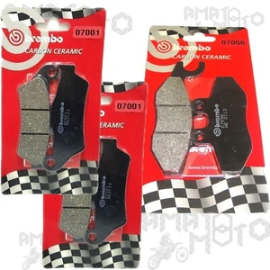 PASTIGLIE FRENO ANT + POST BREMBO GILERA GP 800 2008 2009 2010 2011 GP800 - Imagen 1 de 1