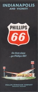 1964 Phillips 66 Road Map: Indianapolis NOS - Bild 1 von 1