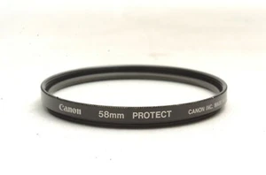 @ SakuraDo Camera @ Rare! @ Vintage Canon 58mm Protect Lens Filter Made in Japan - Picture 1 of 7