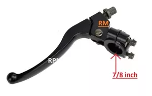 7/8" CLUTCH LEVER HANDLE PERCH HONDA CRF50 CRF70 CRF125 CRF150 DIRTBIKE PITBIKE - Picture 1 of 1