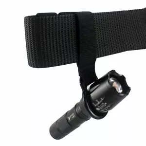 Tactical Slide-On Duty Belt Ring Holder for Maglite C -Cell Web Flashlight Light - Picture 1 of 8