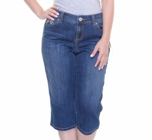 INC  New Womens Regular-Fit Blue Jean Shorts -inseam 16 inches NWT B7B1 - Picture 1 of 7