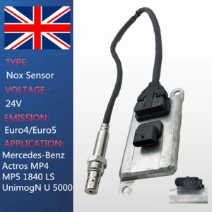 Sensor 5WK96616F 24V NOX (óxido de nitrógeno) para Mercedes-Benz Actros MP4 MP5 1840 L - Imagen 1 de 6
