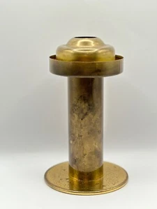 Hans-Agne Jakobsson AB Markaryd Schweden Windlicht Lampenfuß massiv Messing L 102/27 - Bild 1 von 4