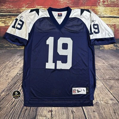 Vtg Dallas Cowboys Football Jersey Mens Large Reebok Keyshawn Johnson Throwback - Image 1 of 4