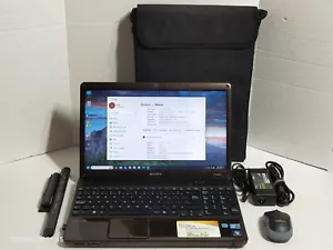 SONY VAIO VPCE Series i3/8GB/512GB SSD/Blue-Ray/15.6"/Windows11/Office2007 - Picture 1 of 13