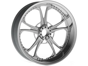 RevTech Moto Motorcycle Motorbike T-5 Billet Wheels Chrome - 18 x 8.50 Inch - Picture 1 of 5