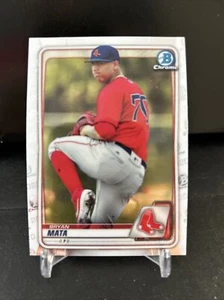 Bowman Chrome Prospects 2020 Bryan Mata Boston Red Sox BCP-128 - Imagen 1 de 2
